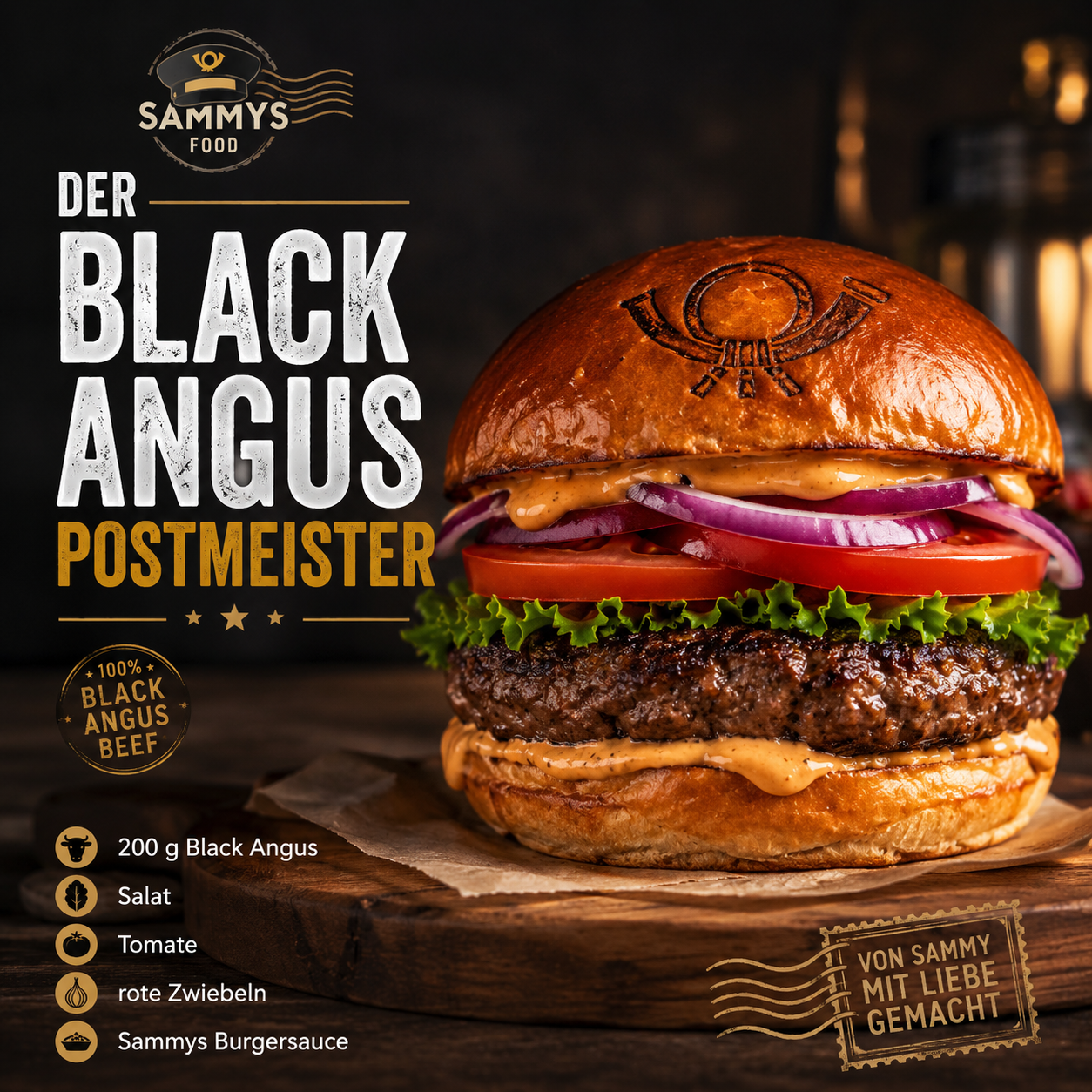 Der Black Angus Postmeister