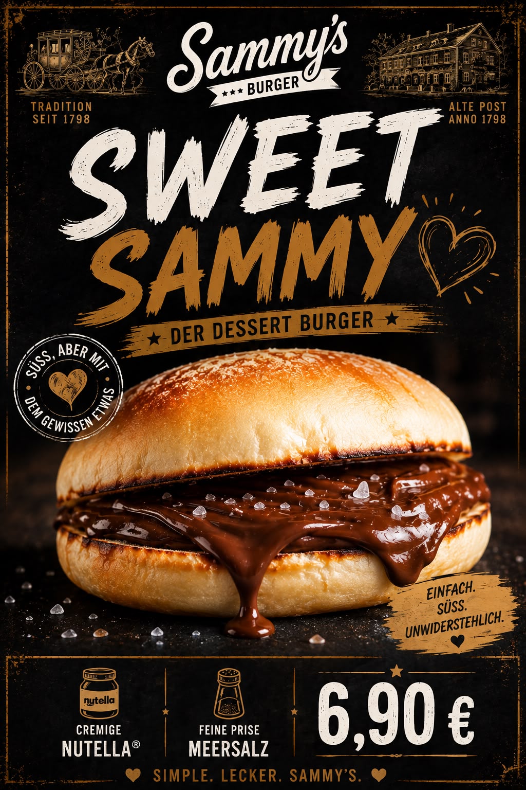 Sweet Sammy Dessert Burger