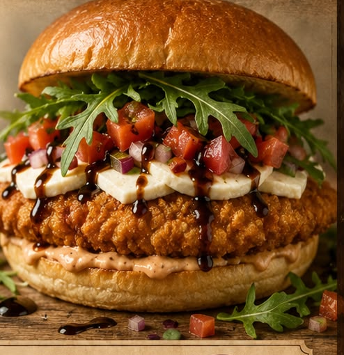Toskana Crispy Chicken Burger